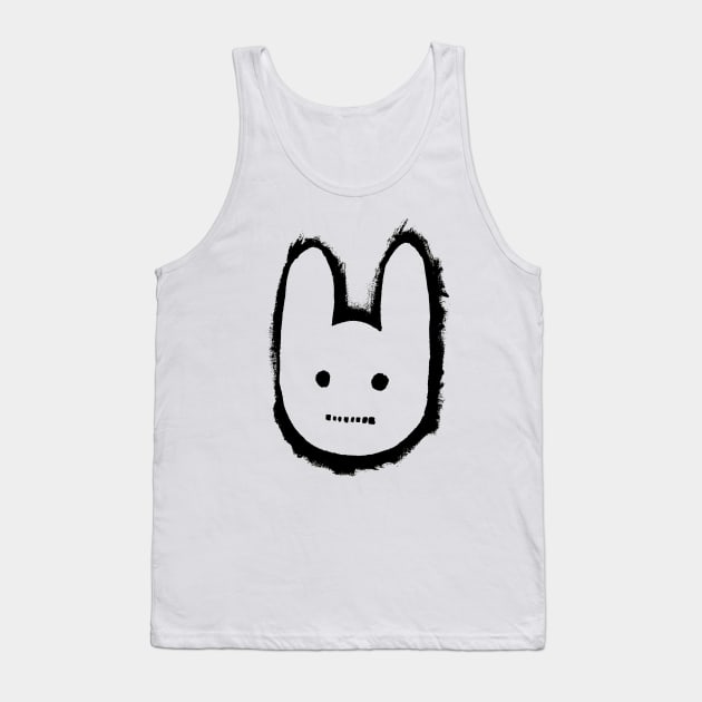 Bunnyhead 1 (Transparent) Tank Top by Mister Oura